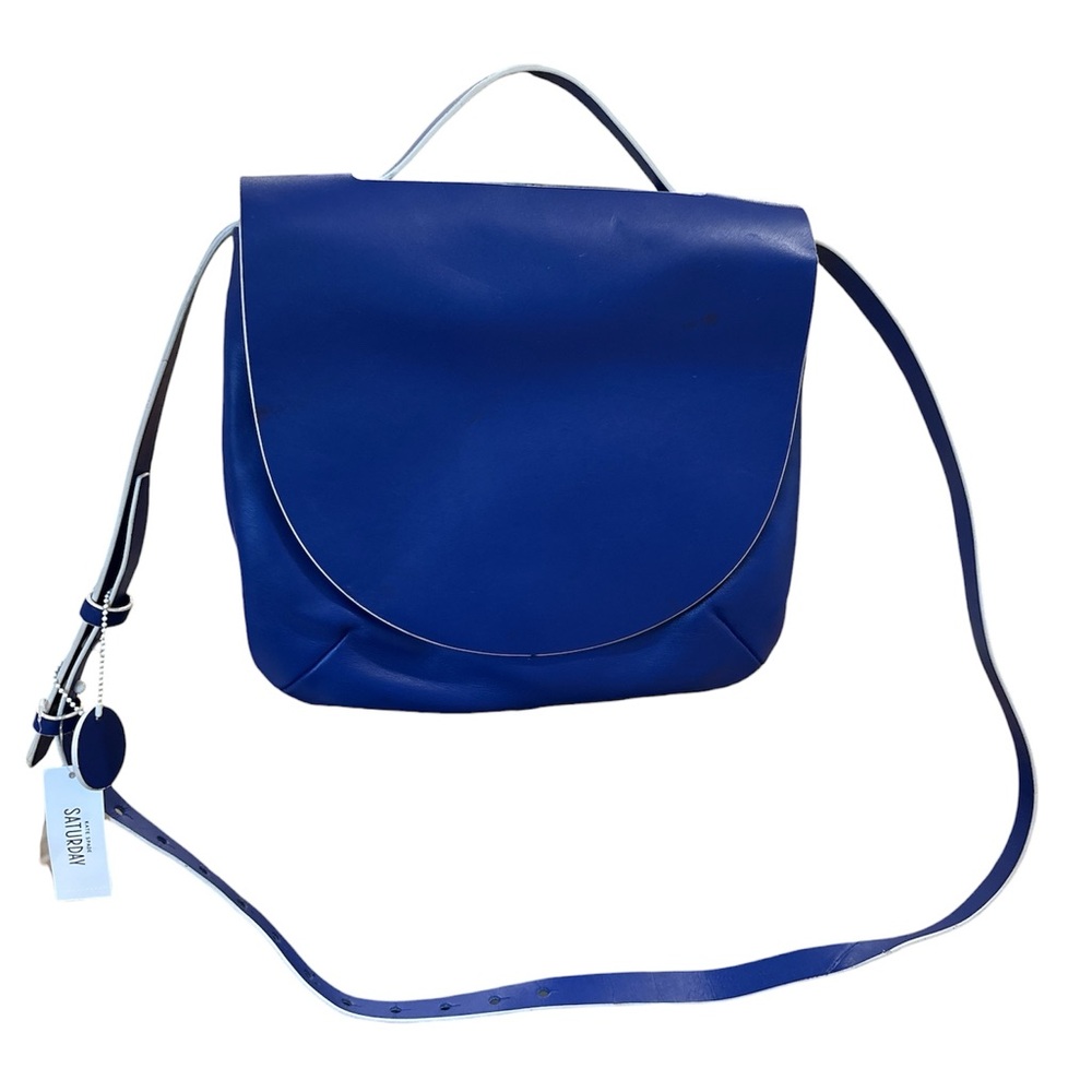 Kate Spade Saturday Blue Leather Crossbody Bag - Picture 2 of 11